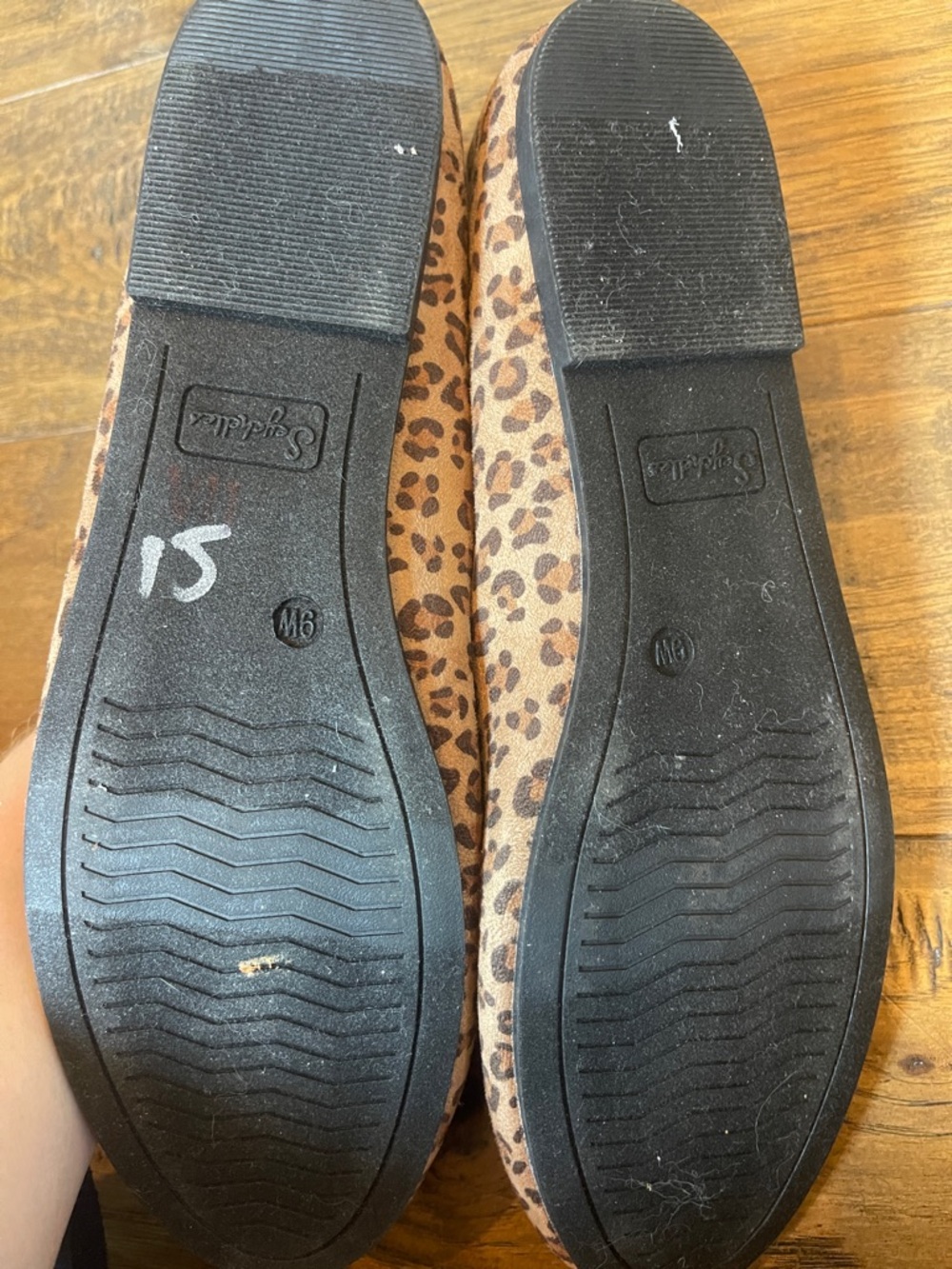 Seychelles Leopard Print Lace Up Ballet Flat - Picture 3 of 3